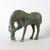 Bronze Green Drinking Horse (Vintage style, color vary) 15.7X4.7X8.6H
