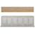 Amalfi Two Tones Sideboard 6 Doors Distressed White 110x18x36H Amalfi Two Tones Sideboard 6 Doors Distressed White 110x18x36H
