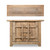 Amalfi Patrician One Door Cabinet Weathered Natural 51x16x37H