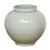 11" Vintage Style Blue and White Round Vase with Floral Print