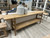 Vintage Console with Shelf Weathered Natural 91.5x15.5x31.5H