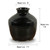 12" Vintage Rice Wine Pot Black Glazed Vintage (Size vary)