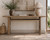 Hermosa Rustic Console Table Small Weathered Natural 72x12x30
