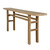 Hermosa Rustic Console Table Small Weathered Natural 72x12x30