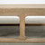Capri Coffee Table With Arrow Shaped Legs Weathered Natural 72x36x16H