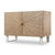 Tempo Entryway Cabinet Weathered Natural with Metal Legs 46x20x32H