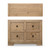 Capri Chest of Drawers Weathered Natural Pine 47x18x35H