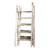 79" Bleached Teak Wood Ladder (Size Vary approx 30x2x79H)