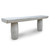 Capri Rustic Live Edge Console Table Distressed White Approx. 88X20X33H (one-of-a-kind tabletop size vary)