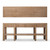 Capri console table with 4 hiding drawers weathered natural 81.5x20x32.5H