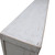 Tropea 6 doors sideboard distressed white 86.6x17.7x35.4H