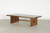 69" Live Edge Coffee Table Walnut Wood Dark Brown 67x36 (Pre-order only. Size and color vary)