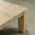 Square Coffee Table with Dovetail Joint Weathered Natural 43x43x17