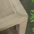 Milo Square Coffee Table with Rattan Top Weathered Whitewash 50x50x19