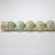 Approx.14" Carved 5 Neutral Jade Beads Calligraphy Brush Approx.14" Carved 5 Neutral Jade Beads Calligraphy Brush