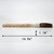 Approx. 15" Carved Bone Calligraphy Brush (Patterns Vary)