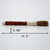 Approx. 12" Reddish Cylindrical Marble Calligraphy Brush