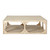 Ming Arch Coffee Table Square 50x50 Weathered Whitewash  Ming Arch Coffee Table Square 50x50 Weathered Whitewash