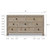 Amalfi Chest of Drawers Weathered Natural 63x18x35H