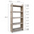 Vintage Shelf Weathered Natural Size Vary Approx. 44x14x82H