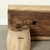 Approx. 68" Long Live Edge Reclaimed Wood Bench with Barrel Legs (Size vary)