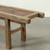 Vintage Bamboo Bench Approx. 79" Long, 14" Deep Weathered Natural