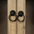 Approx. 89" High 4 Door Glass Display Cabinet Weathered Natural Pine PRE-ORDER ONLY(Minim 2)