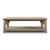 Amalfi coffee table weathered natural pine 55x32x18H