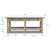 Amalfi Marble Top Console Weathered Natural 83x20x34H Amalfi Marble Top Console Weathered Natural 83x20x34H