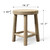 14" Round Stool Weathered Natural