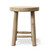 14" Round Stool Weathered Natural