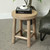14" Round Stool Weathered Natural