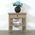 One Drawer Side Table Weathered Natural 28x20x30H