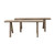 Approx. 35-43 Inches Vintage Noodle Bench Weathered Natural (size & finish vary)