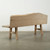 Approx. 78-86 Inches Long Vintage Live Edge Bench Weathered Natural (Size and finish Vary)