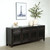 Four Drawers Sideboard Distressed Black 93x18x36H (Pre-order only)