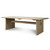 Capri Dining Table Weathered Natural Wood 120x40x31H