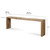 Approx.10ft Long Vintage Waterfall Console Table Weathered Natural (Size and finish vary)