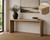 72 Inches Waterfall Console Table Reclaimed Pinewood Whitewash