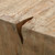 48 Inches Waterfall Square Coffee Table Reclaimed Pinewood Whitewash