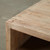 48 Inches Waterfall Square Coffee Table Reclaimed Pinewood Whitewash