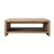 48 Inches Waterfall Square Coffee Table Reclaimed Pinewood Whitewash
