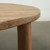  47" Round Coffee Table with Round Leg Weathered Natural 