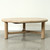 48" Round Coffee Table with Round Legs Weathered Natural