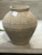 Approx.15" H Tapped Down Vase with Three Lines Warm Soil Tone