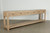 120" Long Capri Console Table 6 Drawers Weathered Natural