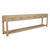 120" Long Capri Console Table 6 Drawers Weathered Natural