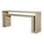 Double-Deck Waterfall Console Weathered Neutral 71.6x15x30.3H