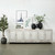 Amalfi Six Doors Sideboard Distressed White 110x18x36H