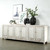 Amalfi Six Doors Sideboard Distressed White 110x18x36H